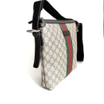 Gucci GG Supreme Messenger Bag with Web Stripe